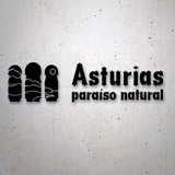 Autocollants: Asturies, Paradis naturel, slogan 2