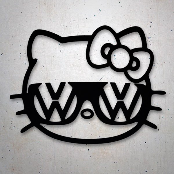 Autocollants: Hello Kitty Volkswagen