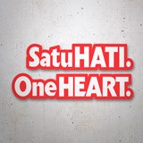 Autocollants: Satu Hati One Heart 3