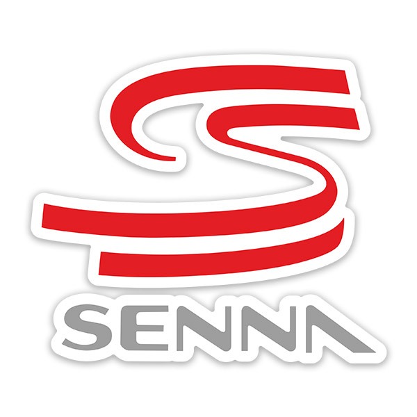 Autocollants: Emblème dAyrton Senna