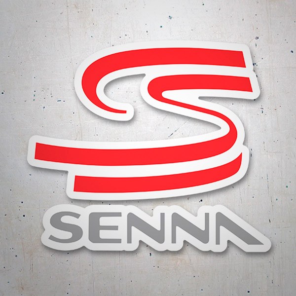 Autocollants: Emblème dAyrton Senna