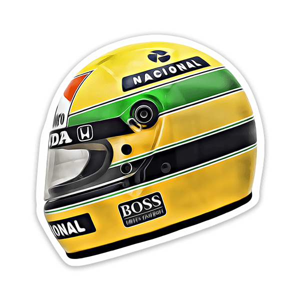 Autocollants: Casque Ayrton Senna