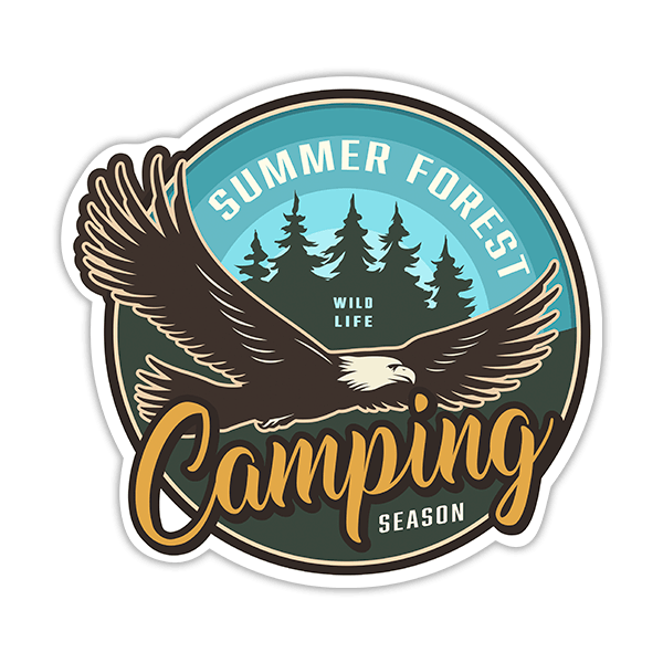 Autocollants: Camping Season