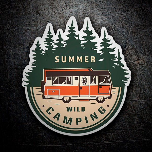 Autocollants: Summer Wild Camping
