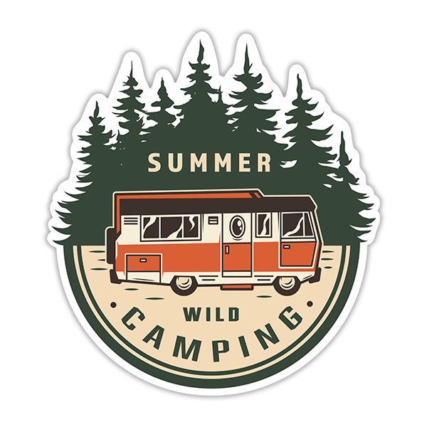 Autocollants: Summer Wild Camping