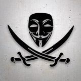 Autocollants: Anonymous Pirate 2