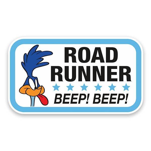 Autocollants: Road Runner, Beep Beep!