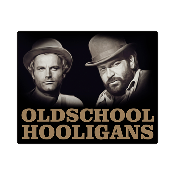 Autocollants: Bud Spencer & Terence Hill Old School