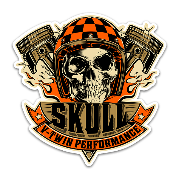 Autocollants: Skull Motor