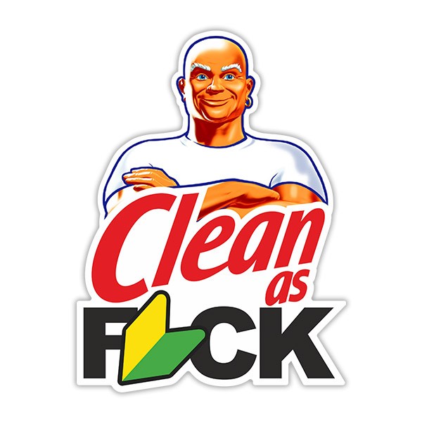 Autocollants: Mr Clean