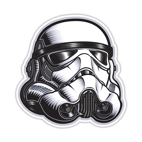 Autocollants: Casque de Stormtrooper