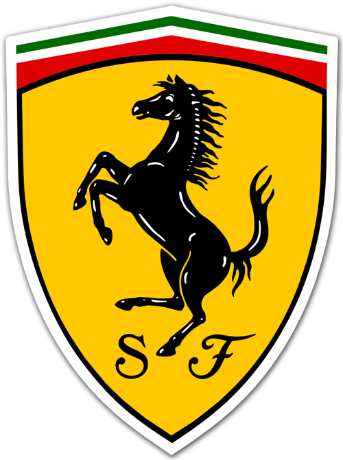 Autocollants: Logo Ferrari