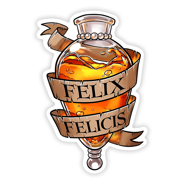 Autocollants: Potion Felix Felicis