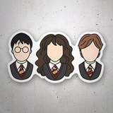 Autocollants: Harry, Hermione y Ron 3