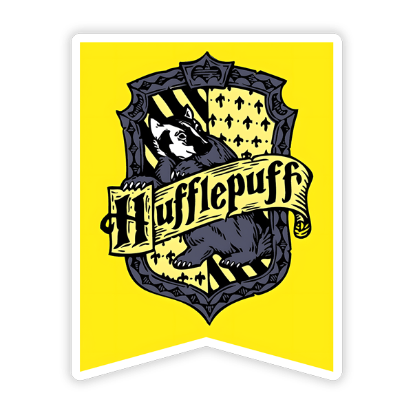 Autocollants: Hufflepuff