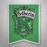 Autocollants: Emblème Slytherin en Écu Triangulaire 3