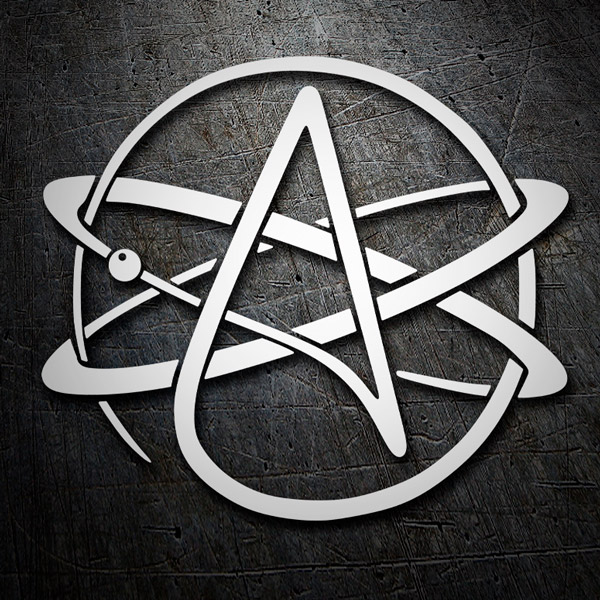 Autocollants: Symbole athée