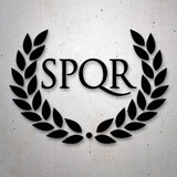 Autocollants: SPQR Roma 2