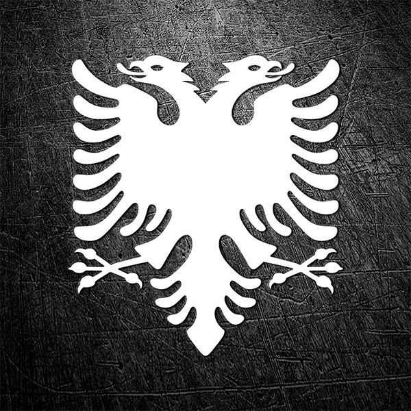 Autocollants: Écusson d'Albanie