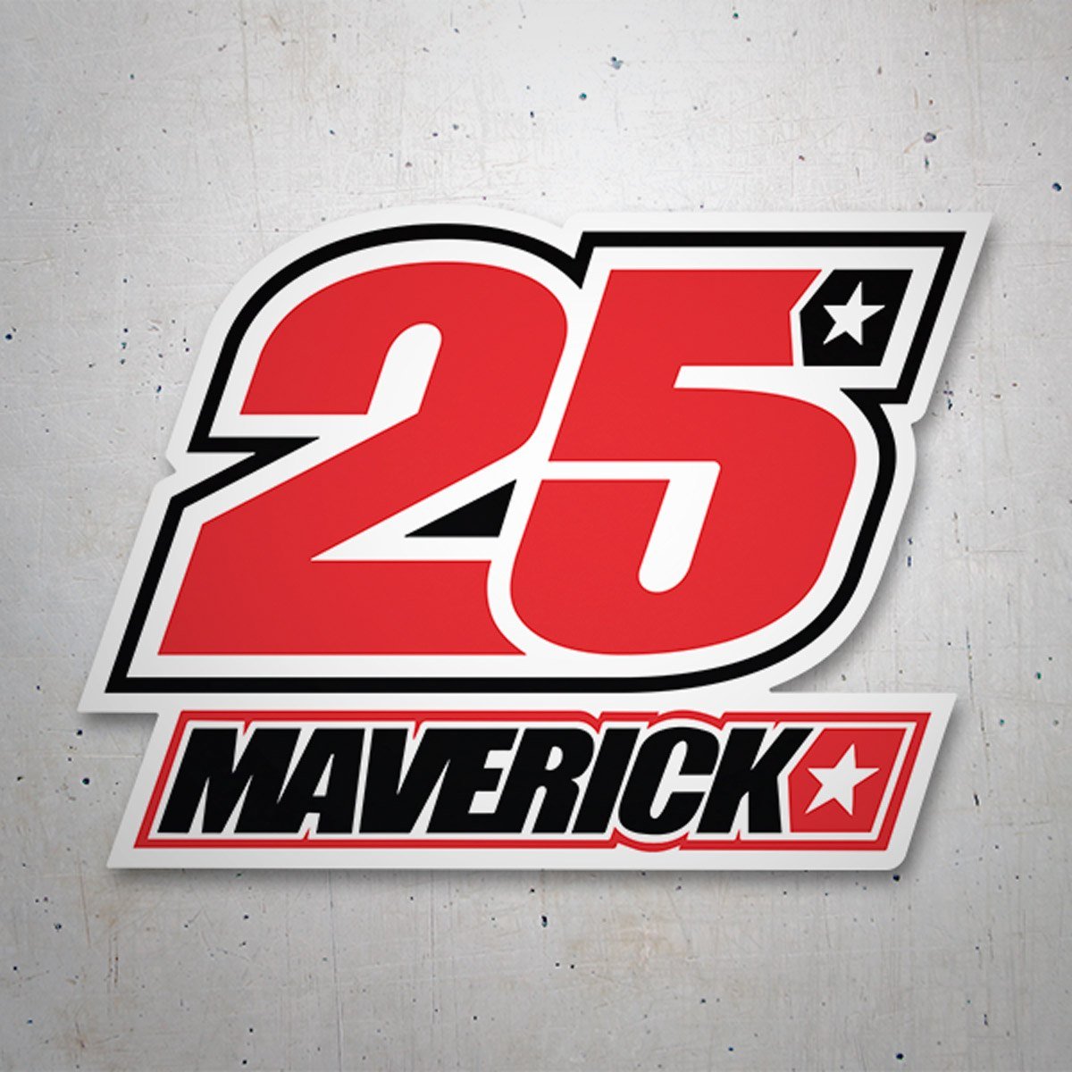 Autocollants: Numéro 25 Maverick Viñales 3