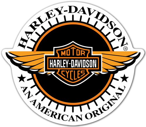 Autocollants: Harley Davidson American Original