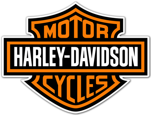 Autocollants: Logo Harley Davidson