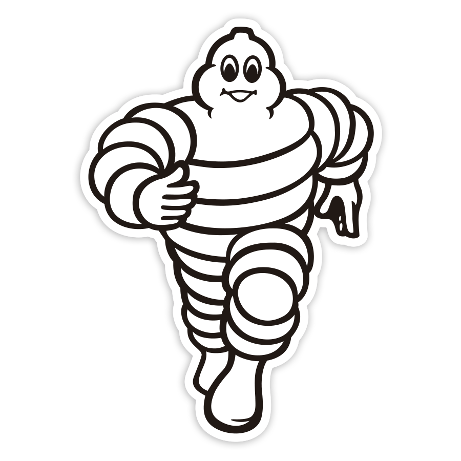 Autocollants: Michelin Coureur