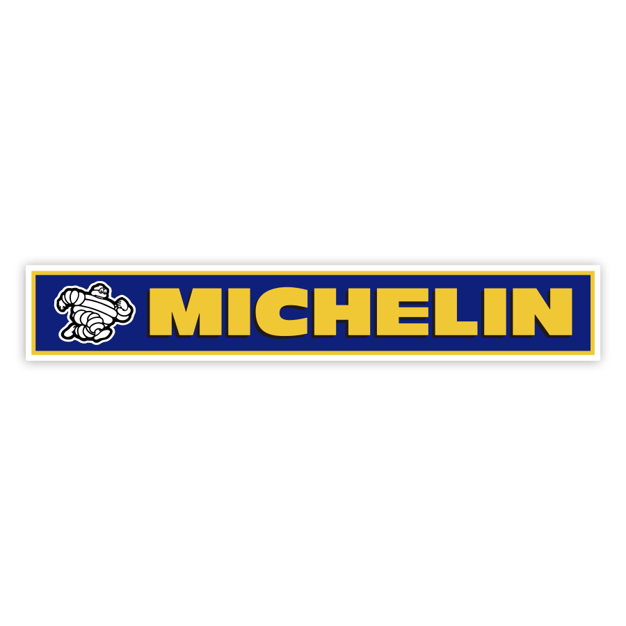 Autocollants: Michelin Classique Jaune