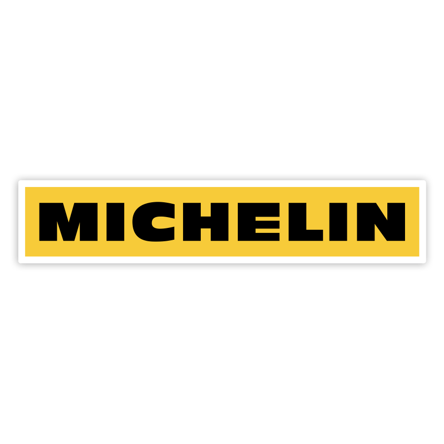 Autocollants: Michelin Jaune et Noir