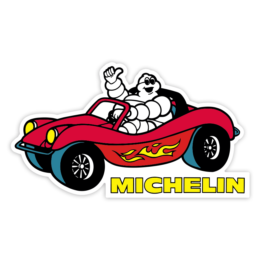 Autocollants: Michelin Buggy Rouge