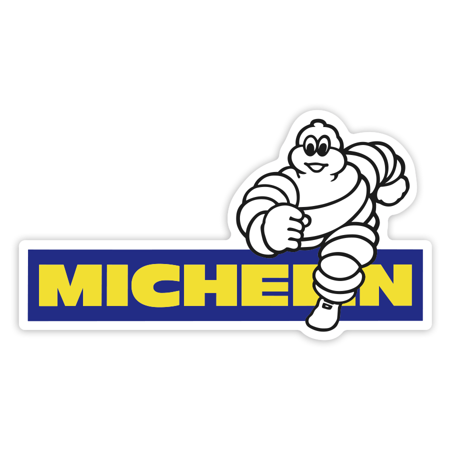 Autocollants: Michelin Coureur Bleu