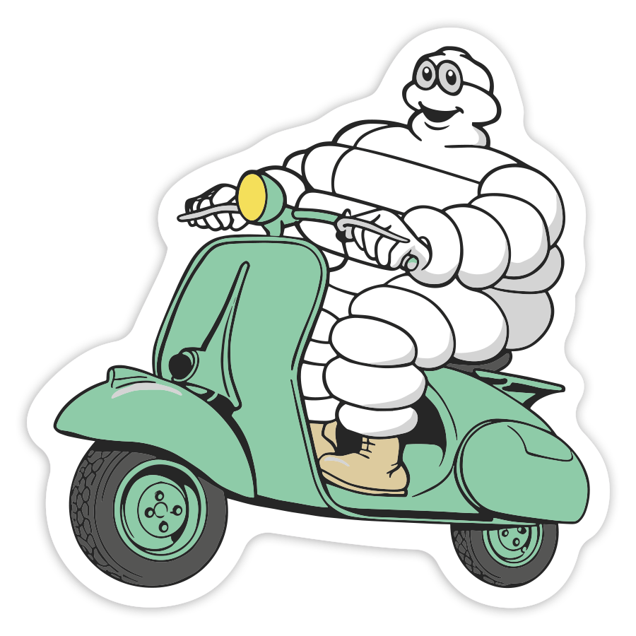Autocollants: Michelin Vespa