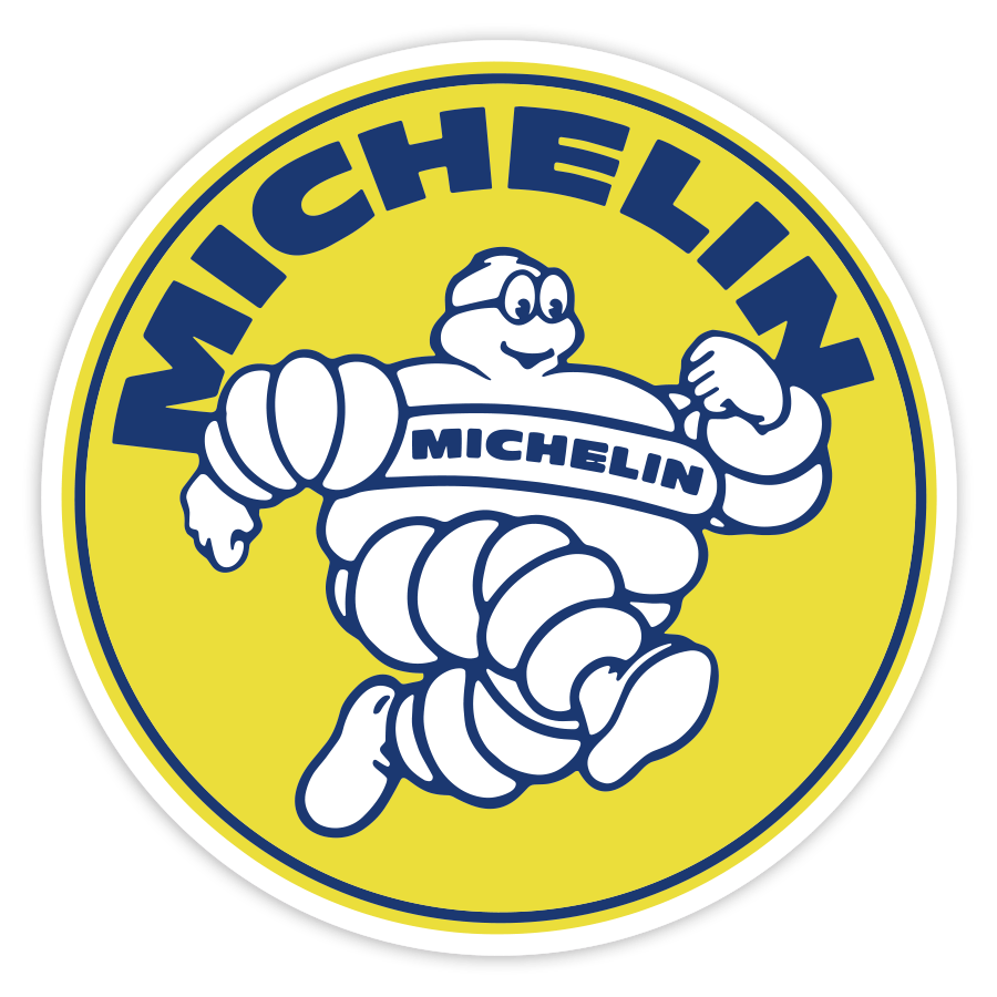 Autocollants: Michelin Coureur Jaune