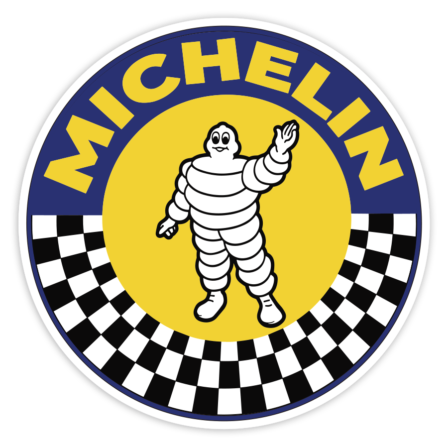 Autocollants: Michelin Circulaire Damier