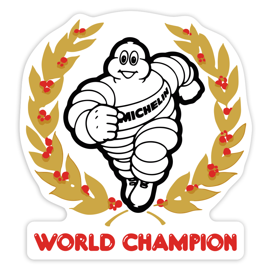 Autocollants: Michelin Champion du Monde