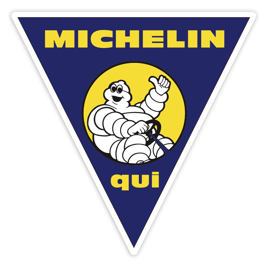 Autocollants: Michelin Ici Voitures