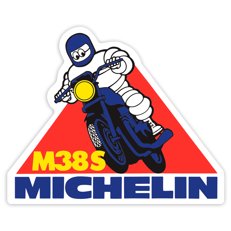 Autocollants: Michelin Moto M38S