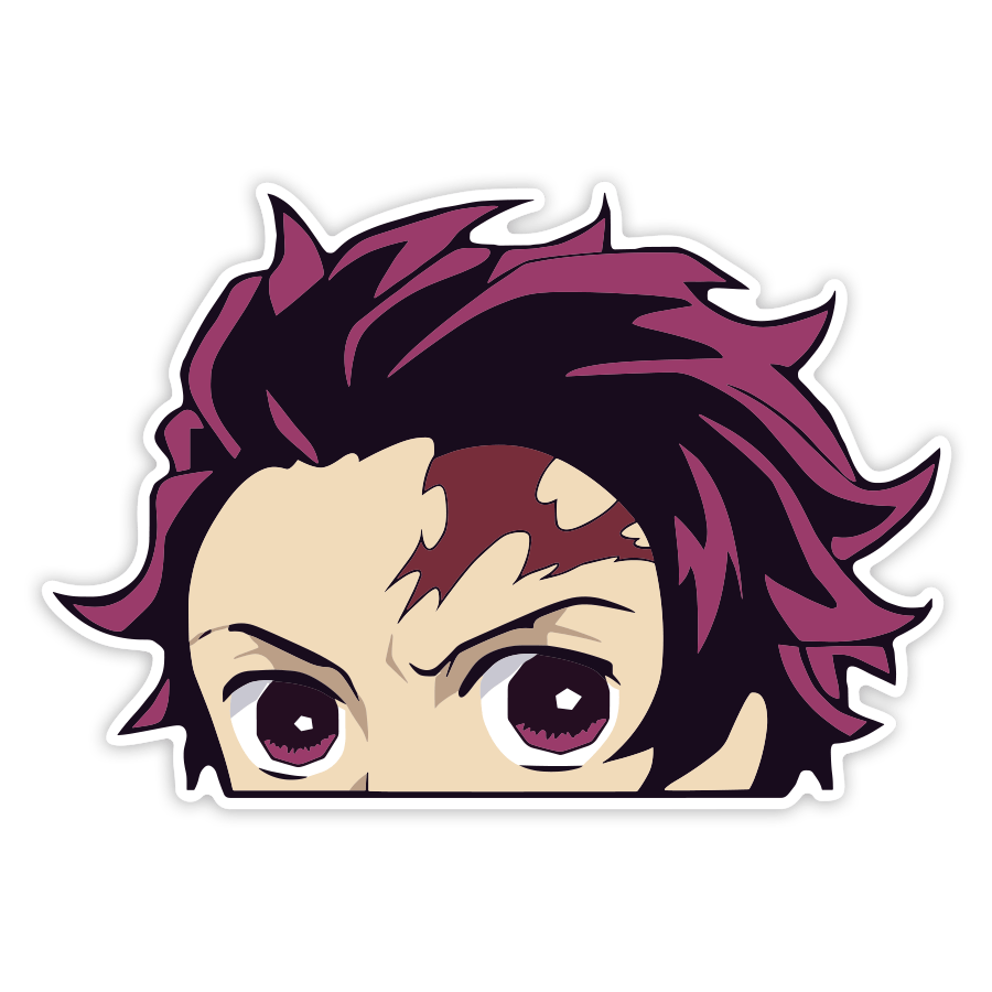 Autocollants: Demon Slayer Tanjiro Marque
