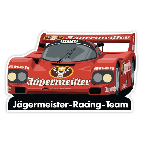 Autocollants: Jägermeister Racing Team