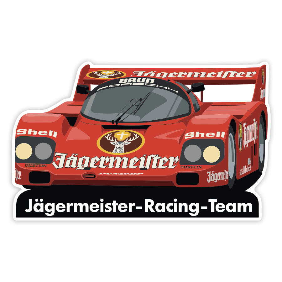 Autocollants: Jägermeister Racing Team
