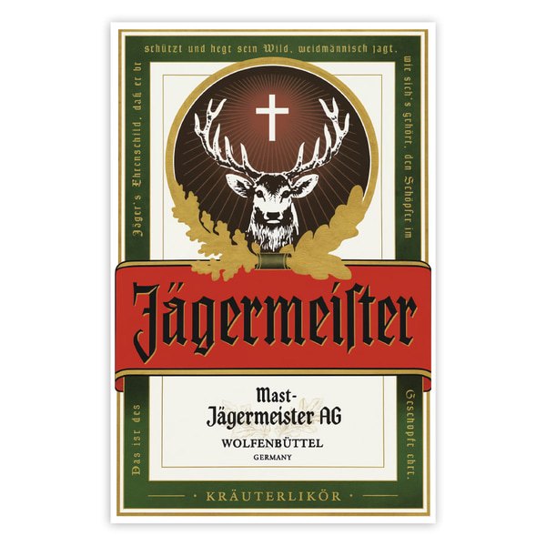 Autocollants: Étiquette Jägermeister Classique