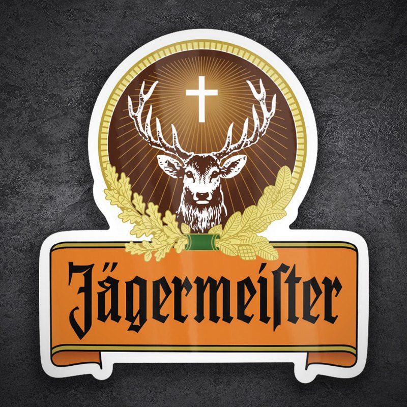 Autocollants: Logo Rétro Jägermeister
