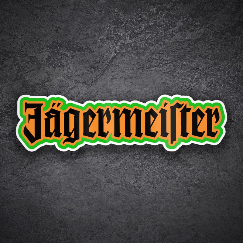 Autocollants: Lettres Rétro Jägermeister