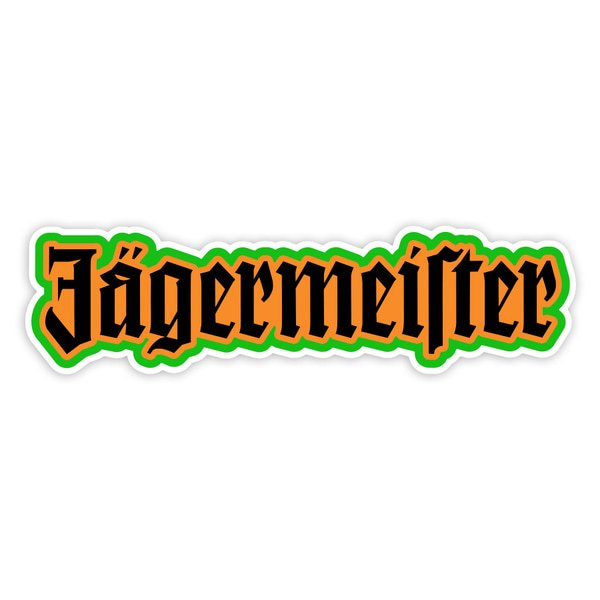 Autocollants: Lettres Rétro Jägermeister