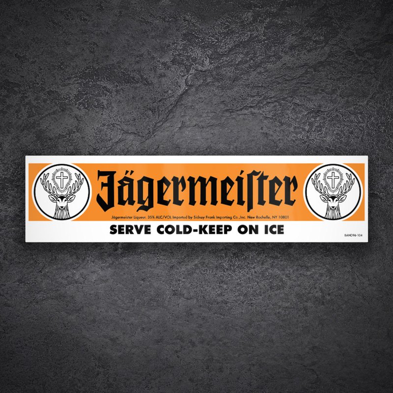 Autocollants: Jägermeister Serve Cold Ice