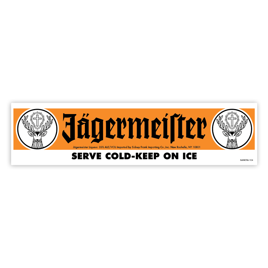 Autocollants: Jägermeister Serve Cold Ice