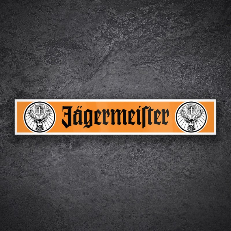 Autocollants: Logos Orange Jägermeister