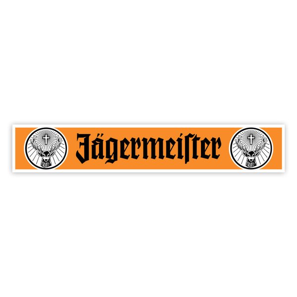 Autocollants: Logos Orange Jägermeister