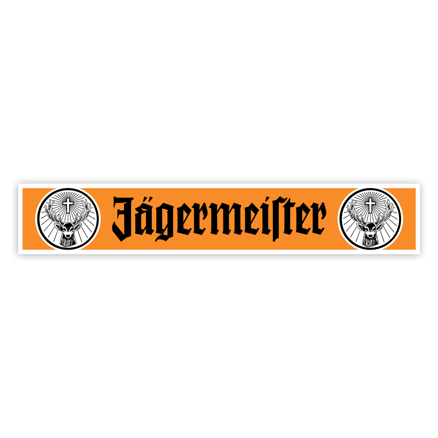 Autocollants: Logos Orange Jägermeister