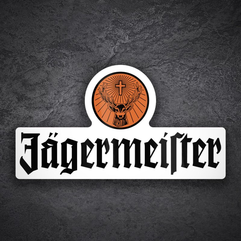 Autocollants: Logo Cerf Jägermeister 2